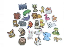 Pegatinas Stickers Calcomanias Calcas Adhesivos Coleccion Animales X25 Und Apr