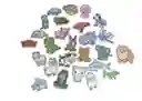 Pegatinas Stickers Calcomanias Calcas Adhesivos Coleccion Animales X25 Und Apr