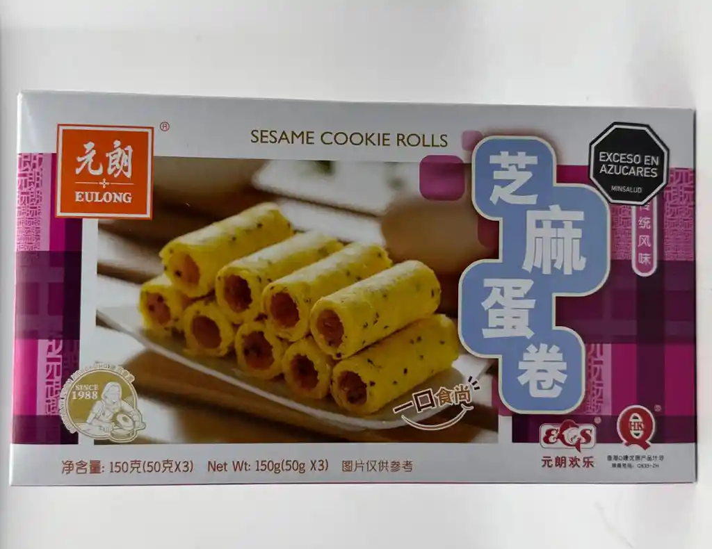 Galleta Con Ajonjolí Tipo Crepes Japonés