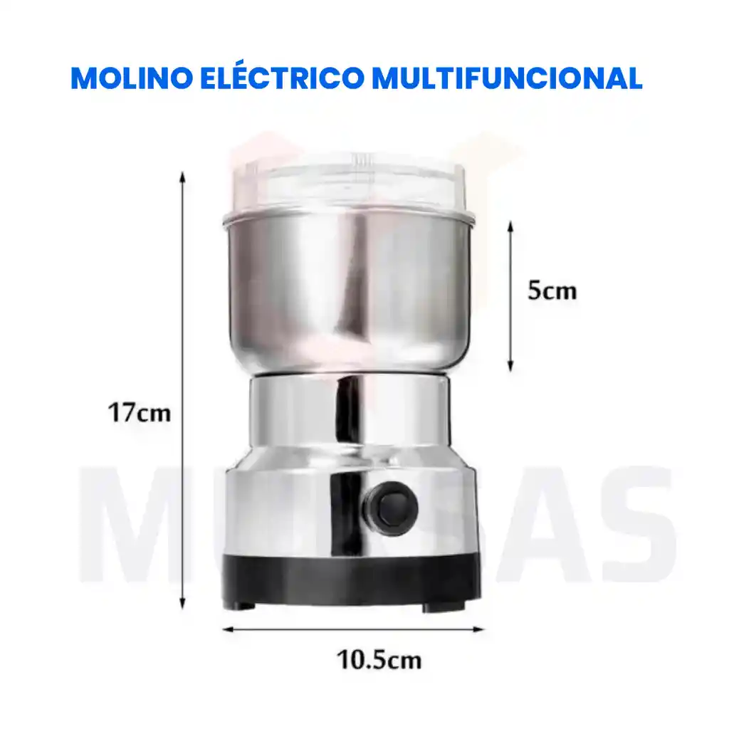 Molino Eléctrico Maíz, Trigo, Arroz, Soya, Hierbas, Café