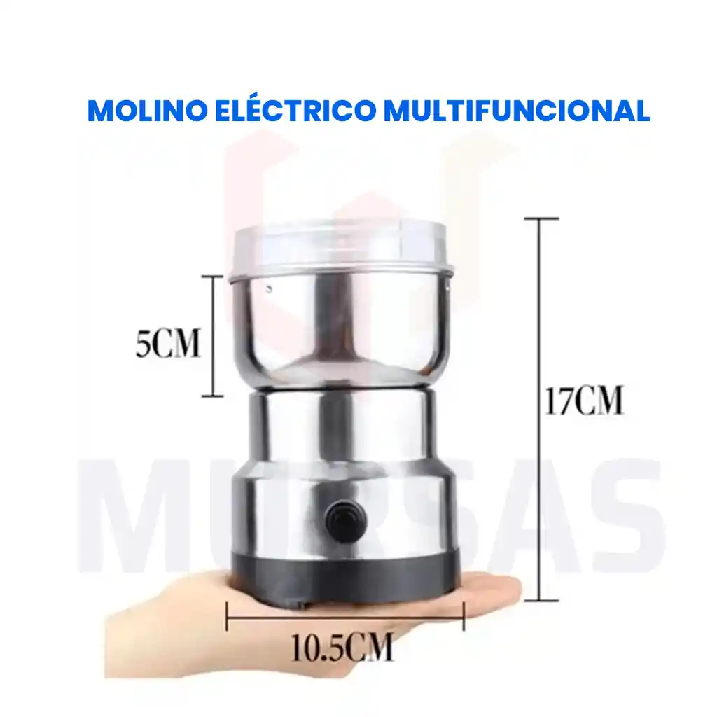 Molino Pulverizador De Granos Y Hierbas Eléctrico