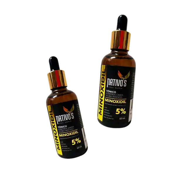 Tonico Minoxidil Control Caida Y Crecimiento Nativos X50 Ml
