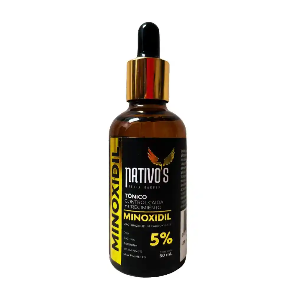 Tonico Minoxidil Control Caida Y Crecimiento Nativos X50 Ml