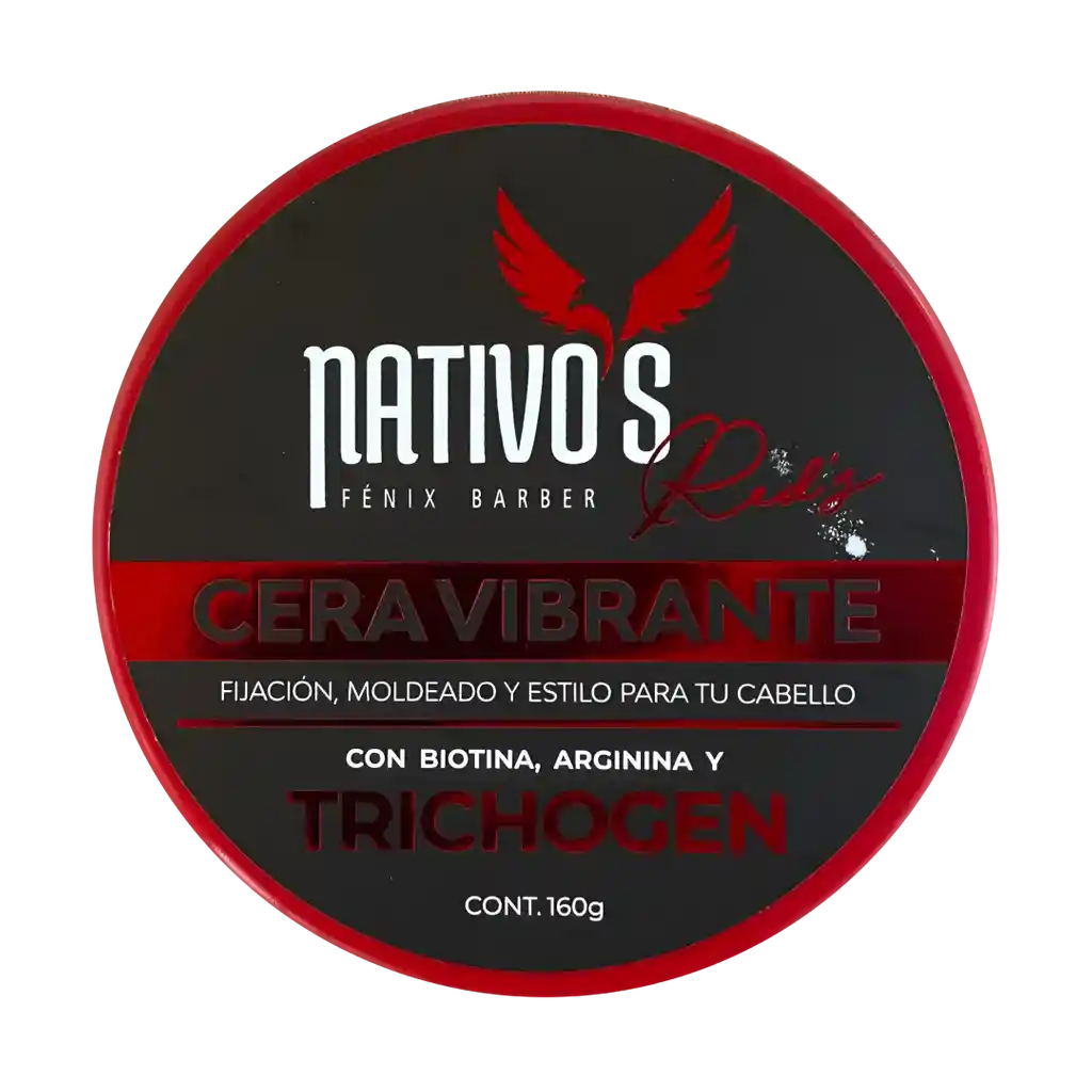 Cera Vibrante Reds - Nativos Con Minoxidil X160g