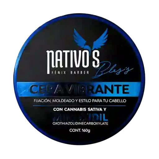 Cera Vibrante Bless - Nativos Con Minoxidil X160g