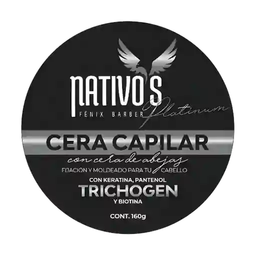 Cera Capilar Platino - Nativos X160g