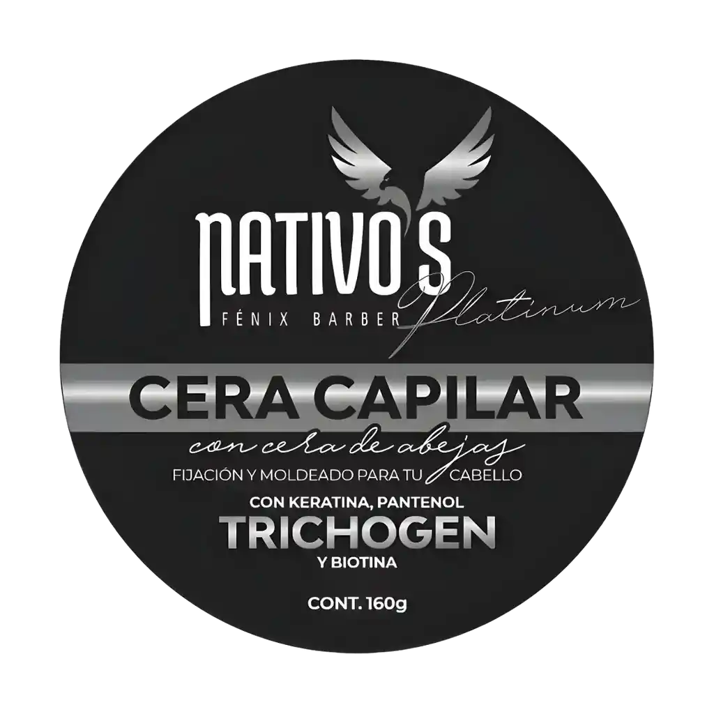 Cera Capilar Platino - Nativos X160g