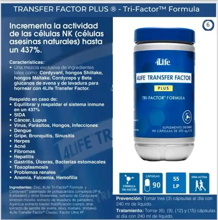 4life® Transfer Factor Plus™ Tri-factor® Formula