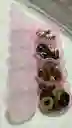 Estuche Osos Cauchos Para Cabello Cauchitos Moñas Ganchitos Piojitos Cafe