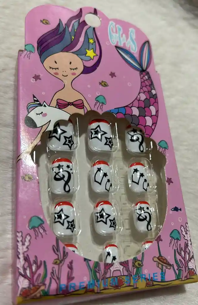 Uñas Postizas Para Niña / Uñas Postizas Infantiles