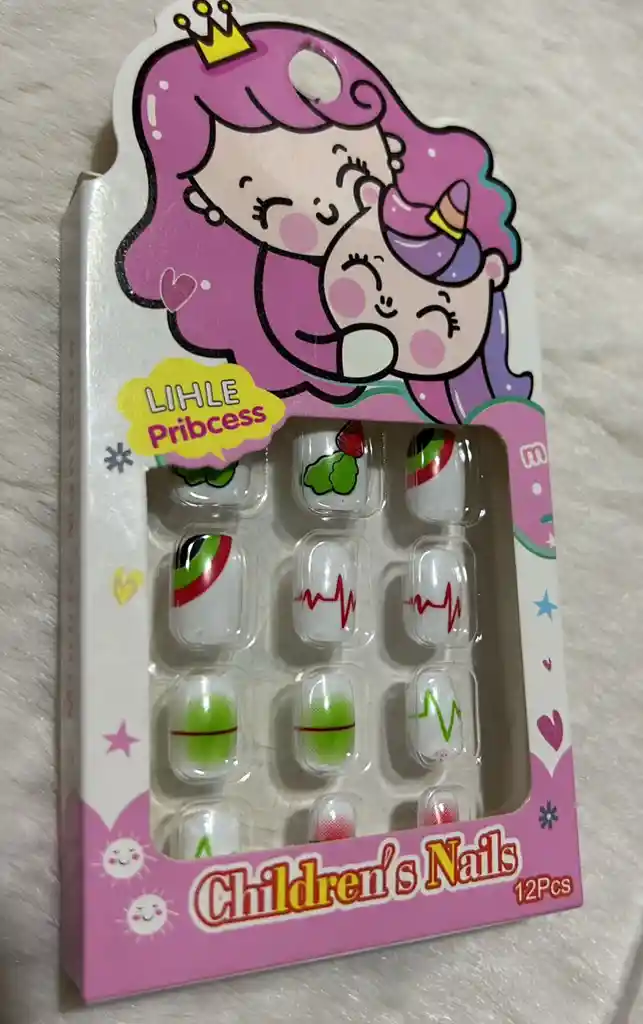 Uñas Postizas Para Niña / Uñas Postizas Infantiles