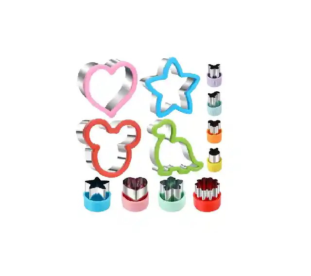 Set Cortadores Galletas Alimento Moldes Figuras Formas