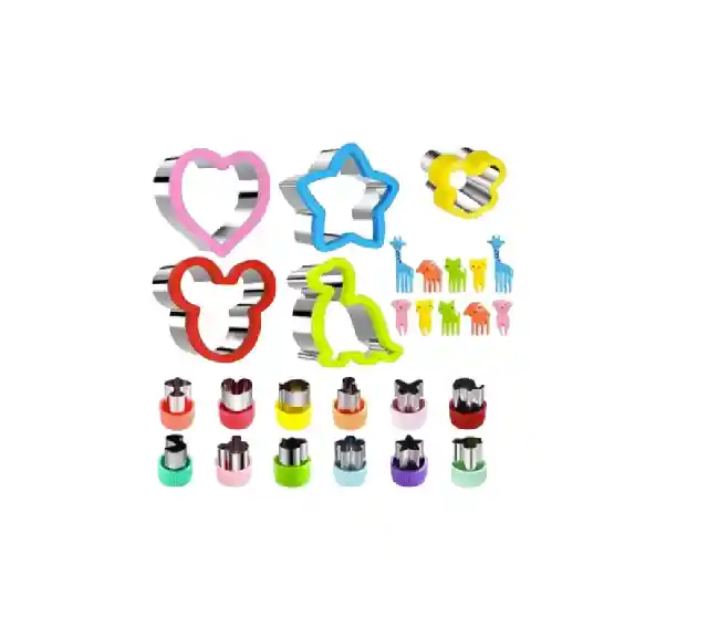 Set Cortadores Galletas Alimento Moldes Figuras Formas