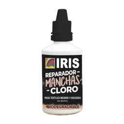 1 Reparador Mancha Cloro Iris Ropa Textiles Negros Y Oscuros