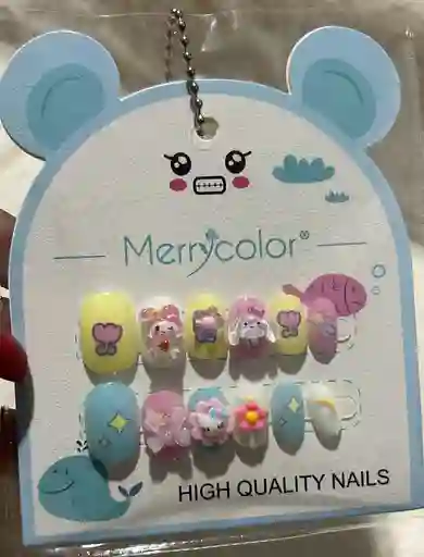 Uñas Postizas Para Niña / Uñas Postizas Infantiles