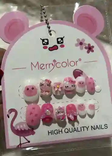 Uñas Postizas Para Niña / Uñas Postizas Infantiles