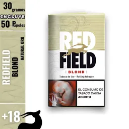 Tabaco De Liar Redfield Blond Orgánico 30 G