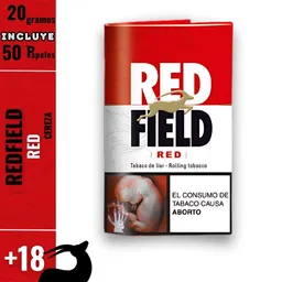 Tabaco De Liar Redfield Red Cereza Natural 20 Gramos