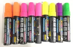 Marcador Colores Fluorescente Para Vidrio 15mm