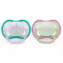 Chupas Ultra Air X2 Nighttime Dream Mariposa, Libre De Bpa, Para Niña 0 A 6 Meses - Philips Avent