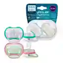 Chupas Ultra Air X2 Nighttime Dream Mariposa, Libre De Bpa, Para Niña 0 A 6 Meses - Philips Avent