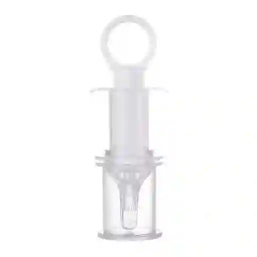 Dispensador Blanco De Medicina Para Bebé, Dosificador De Jarabe, Con Chupete De Silicona Suave Libre De Bpa, Grabado Con Marcas De Medición
