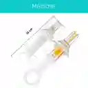 Dispensador Rosa De Medicina Para Bebé, Dosificador De Jarabe, Con Chupete De Silicona Suave Libre De Bpa, Grabado Con Marcas De Medición