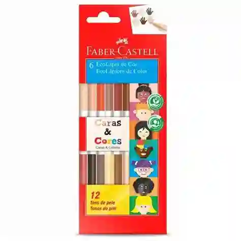 Color Faber-castell Caras Y Colores X6 D/p