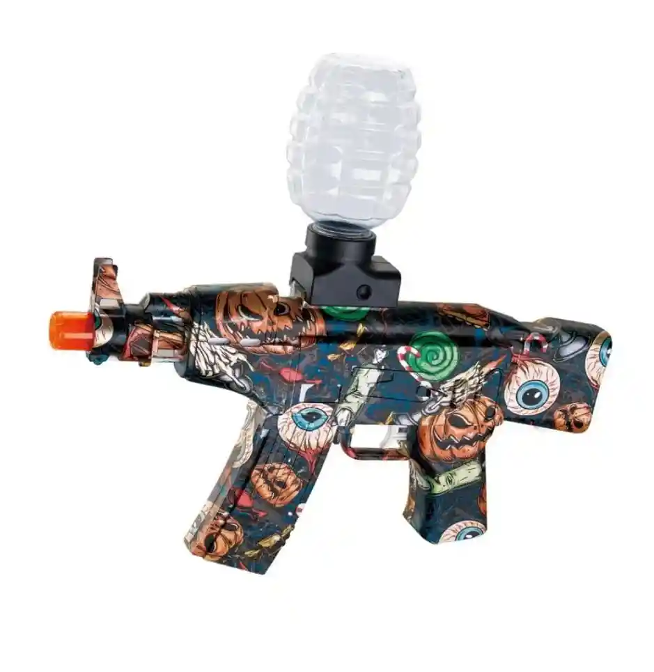 Lanzador Pistola De Hidrogel Ametralladora Ak 47 Graffiti