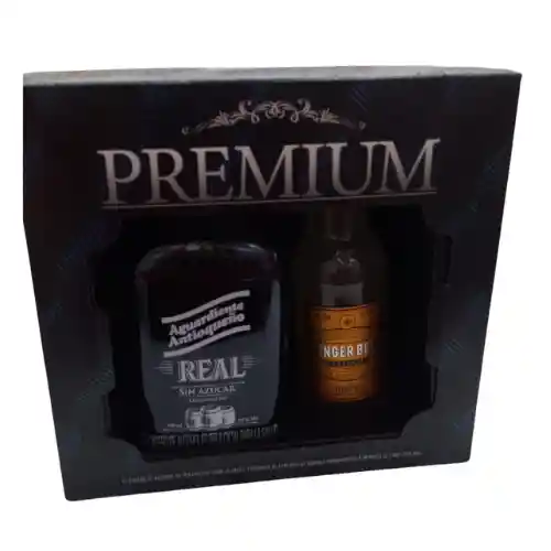 Estuche A. Antioqueño Sa Real 750ml + Juniper