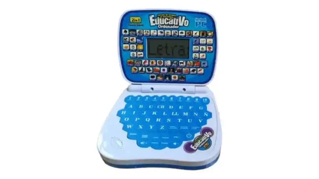 Mini Computador Didáctico 2 En 1 Español E Ingles Números