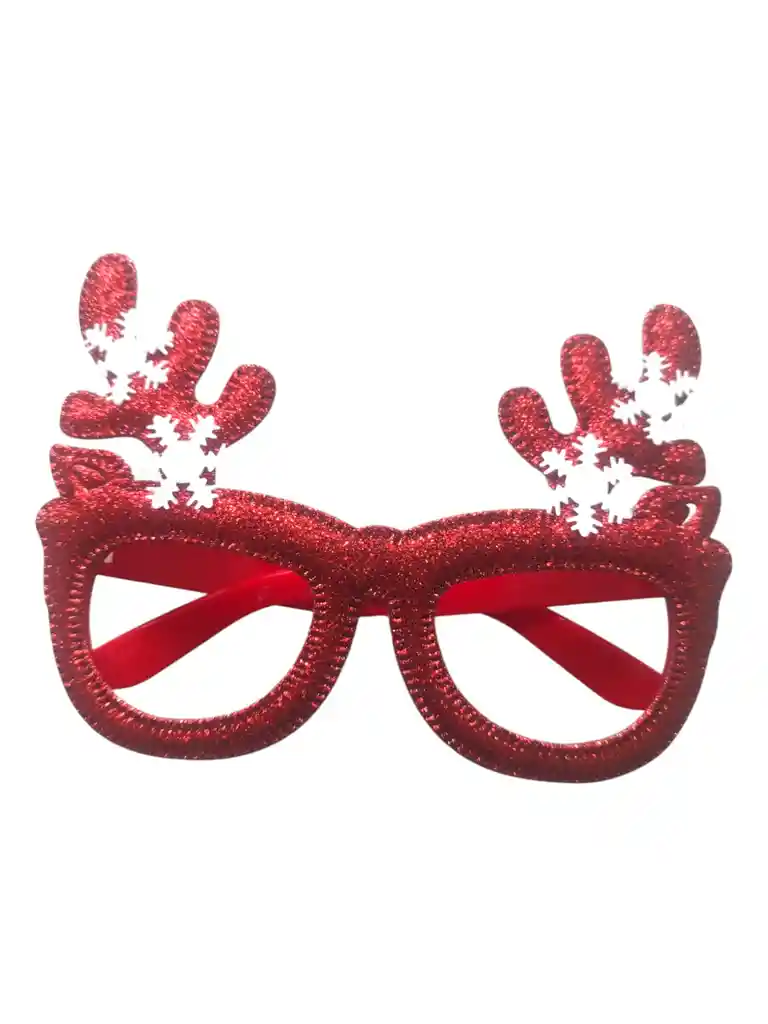 3 Gafas Navidad Con Diseño De Reno Papa Noel Dia Velitas Café