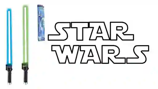 Espada De Guerra Espacial Con Luz Y Sonido Star Wars