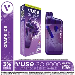 Vuse Go 8000puff Grape Ice