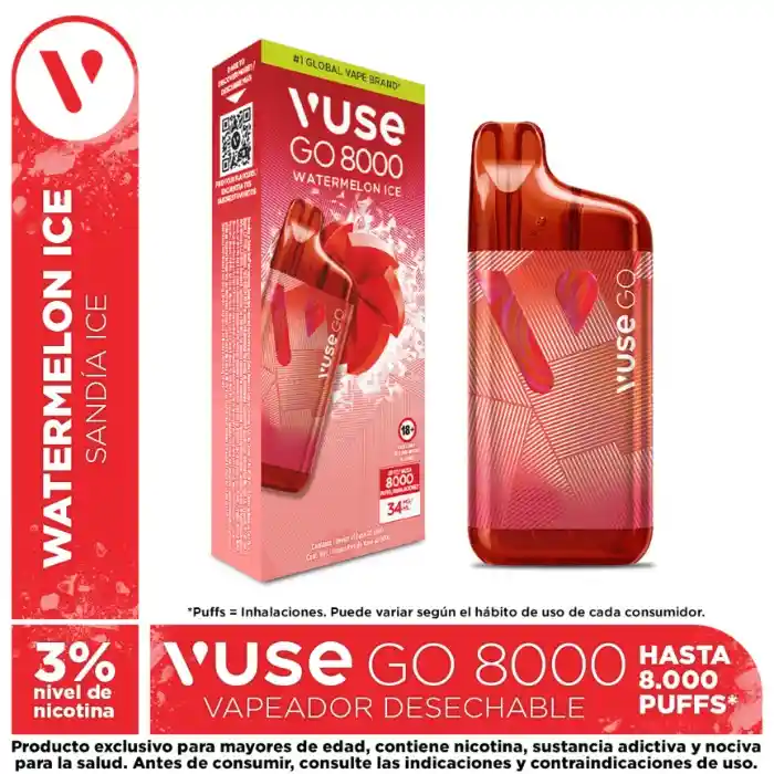 Vuse Go 8000puff Watermelon Ice