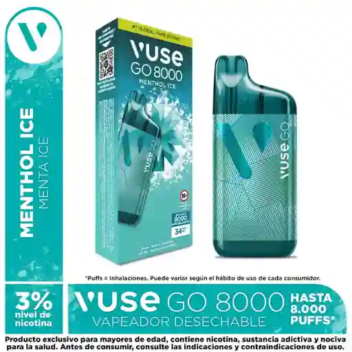 Vuse Go 8000puff Menthol Ice