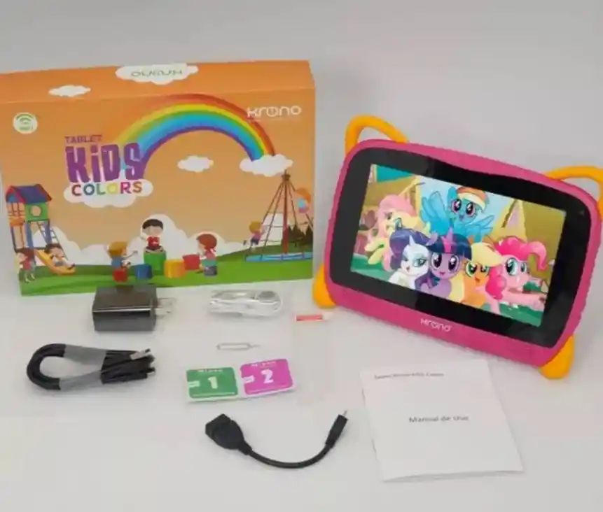 Tablet Krono Kids 7" 16 Gb Rosada 2gb Ram Android 11