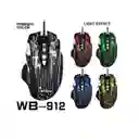 Mouse Gamer Weibo 8 Botones Alambrico Rgb Wb-912