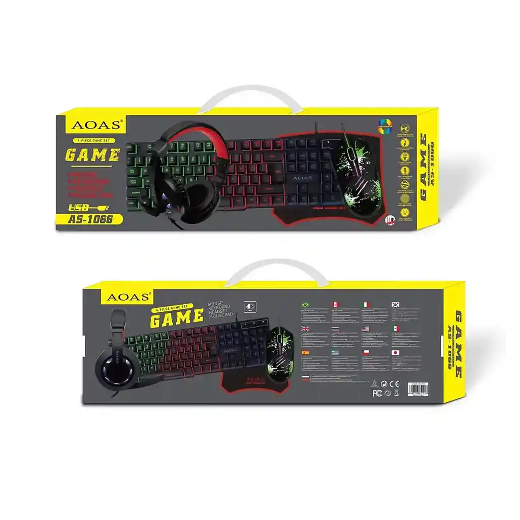 Combo Gamer Teclado , Mouse Diadema