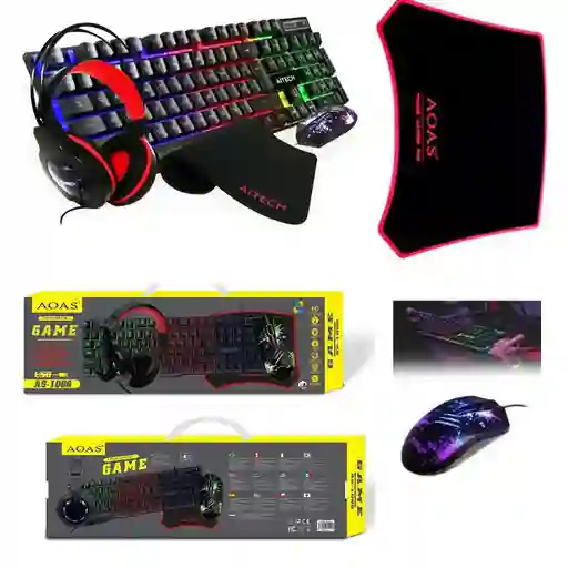 Combo Gamer Teclado , Mouse Diadema