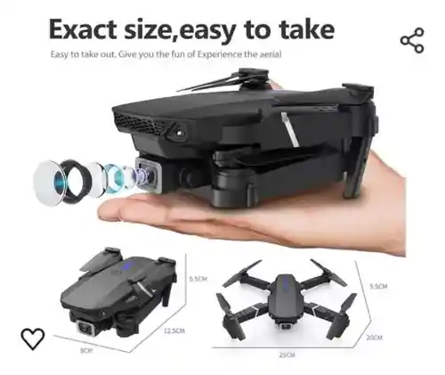 Drone Juguete Para Principiantes Doble Camara Estuche