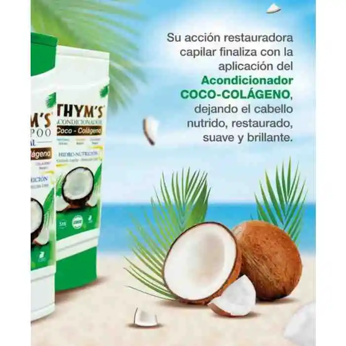 Thyms Acondicionador Coco - Colágeno