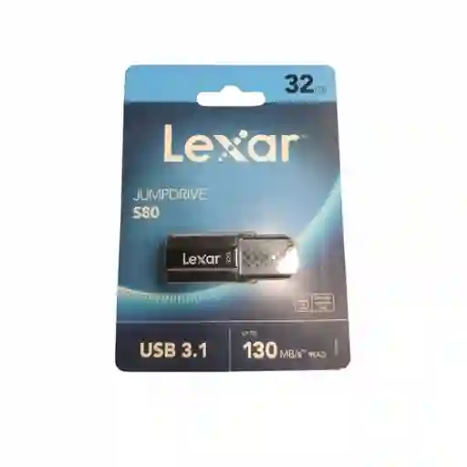 Memoria Usb 32gb 3.1 S80 130 Mb/s Lexar