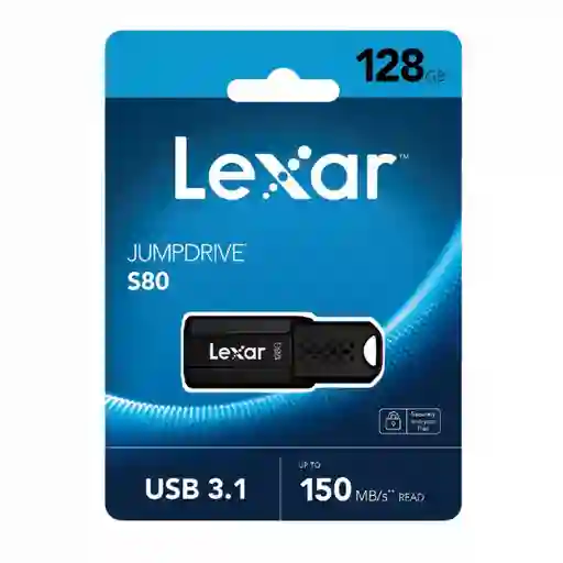 Memoria Usb 128gb 3.1 S80 150 Mb/s Lexar