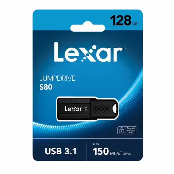 Memoria Usb 128gb 3.1 S80 150 Mb/s Lexar