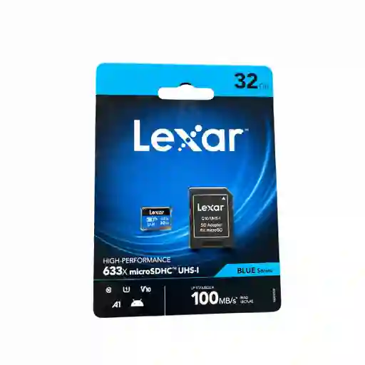 Micro Sd 32gb Clase 10 4k A1 100 Mb/s Lexar