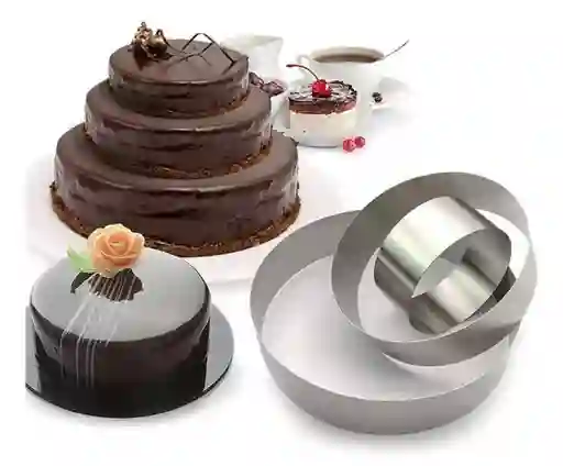 Set X3 Moldes Repostería Aros Redondos