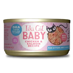 Lata Tiki Cat Baby Chicken And Salmon X68gr