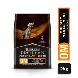 Pro Plan Dieta Veterinararia Para Perro Adulto Om (obesidad) X2kg