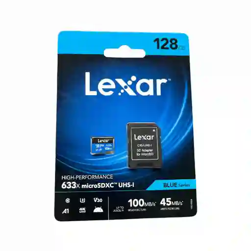 Micro Sd 128gb Clase 10 4k A1 100mb/s Lexar